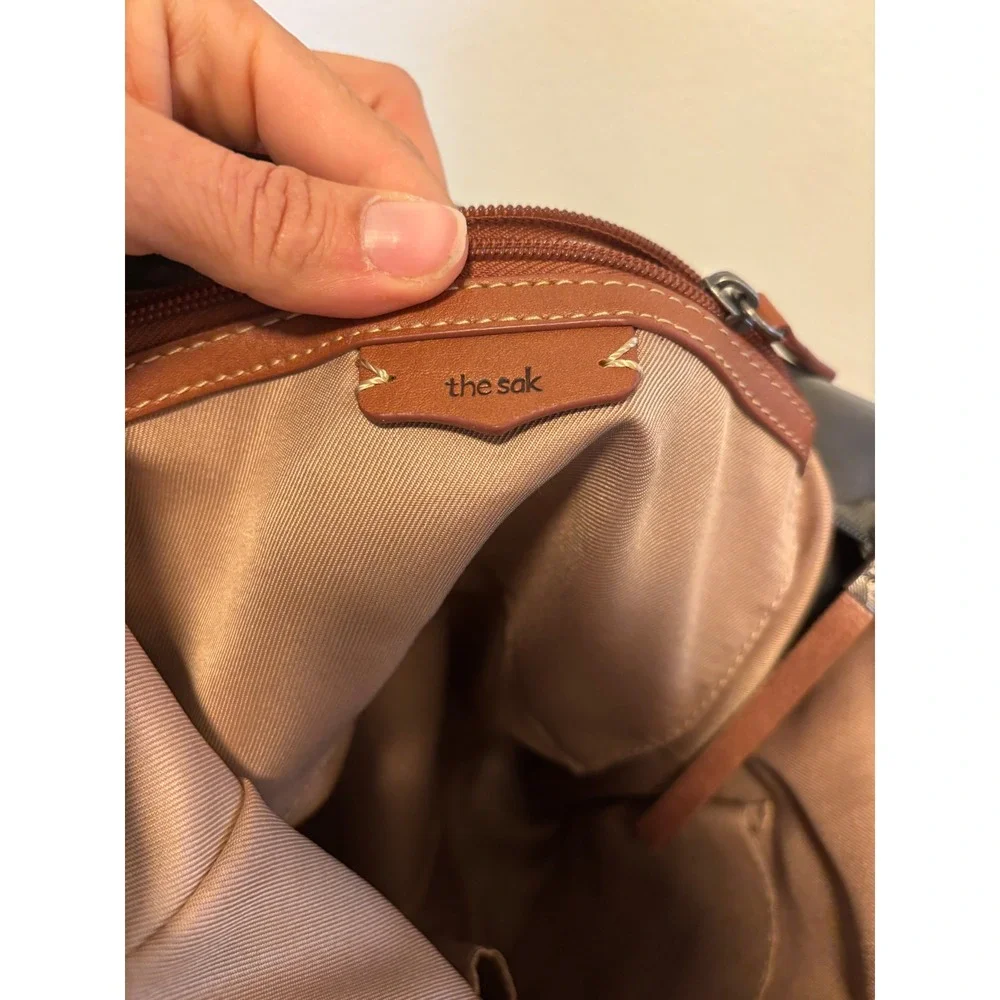 The Sak Women's Ashland Leather Bucket Hobo Purse Bag